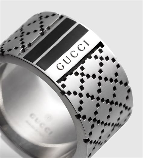 gucci silver rings uk